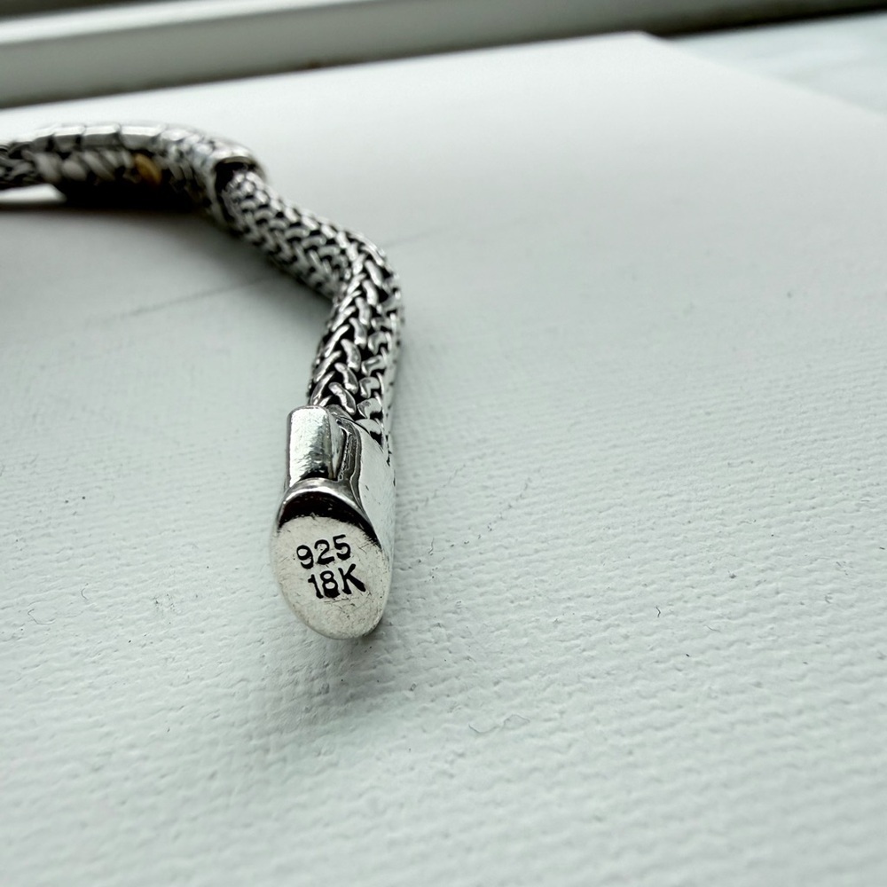 John Hardy Silver Woven Bracelet Accessory - Picture 8 of 11